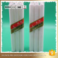 According To Customer Needs pillar white unscented candle